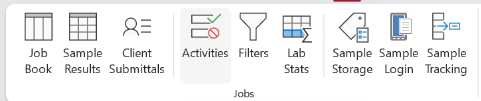 Jobs Menu