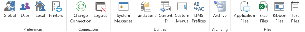 Utilities Menu