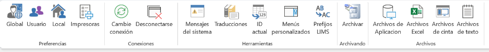 Menu de Herramientas