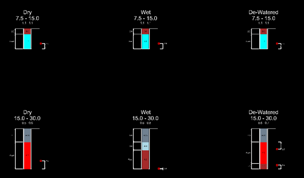 Matrix of definitions in a conventional charge stardard