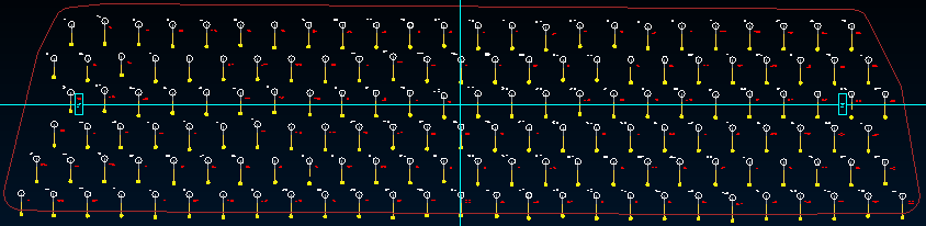 Screenshot of selecting the centre point of an egg for electronic timing