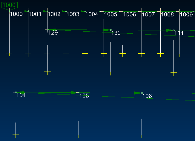 Click to enlarge screenshot of zoomed-in line hole pattern Click to enlarge screenshot of zoomed-in line hole pattern