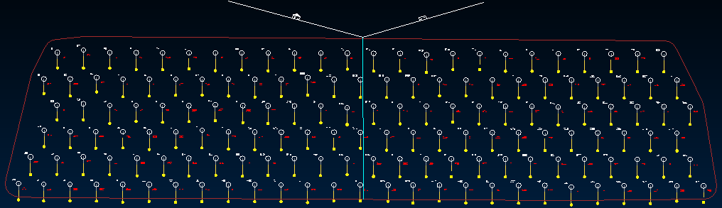 Screenshot of drawing a contour line for electronic timing