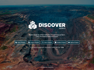 Click to enlarge the screenshot of the Discover Mobile Home Screen
