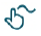 Freehand/stylus defined point location for data entry icon
