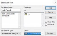 Select the database