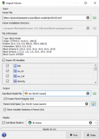 Vulcan import - Block model interface