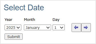 Date selector (legacy)