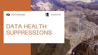 Data Health Suppressions