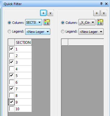 Quick Filters - Worked Example 1
