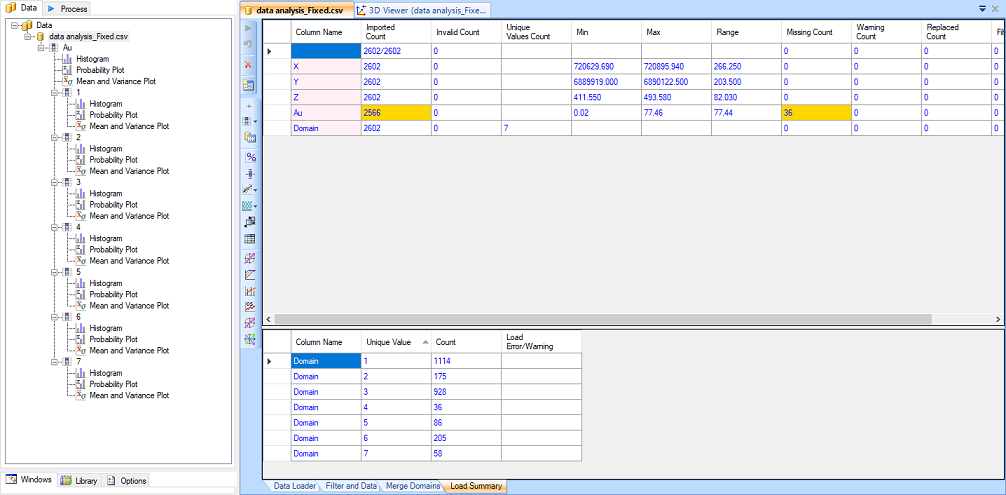 working with data: how to load data into a chart,... Load Data into Supervisor